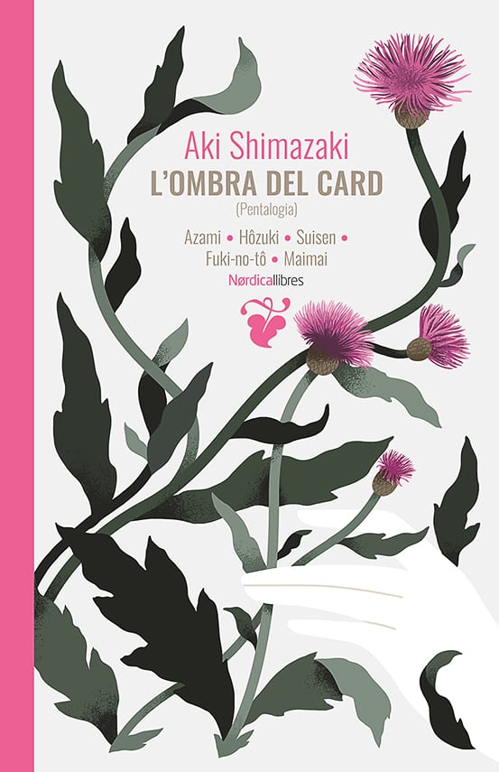 Coberta de L’ombra del card, de Aki Shimazaki