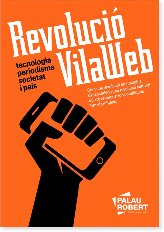 Coberta de Revolució VilaWeb, d'Assumpció Maresma y Vicent Partal