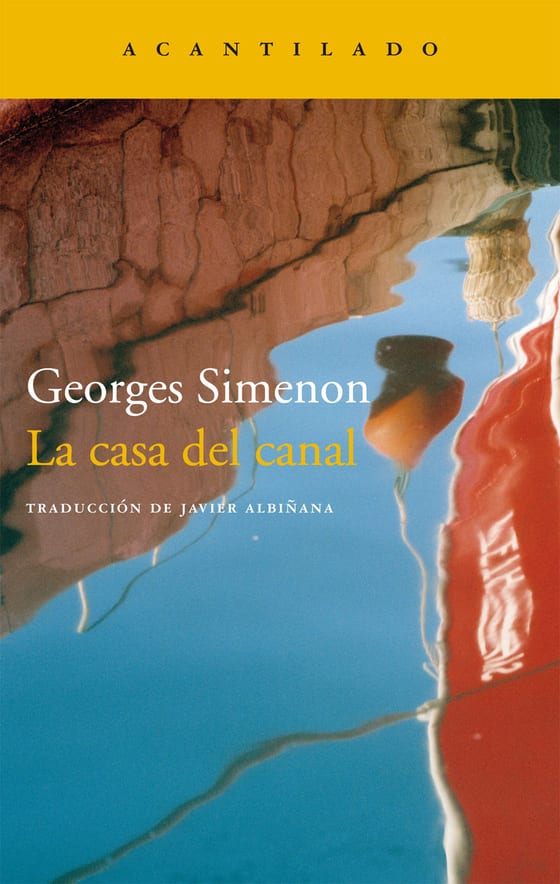Coberta de La casa del canal, de Georges Simenon