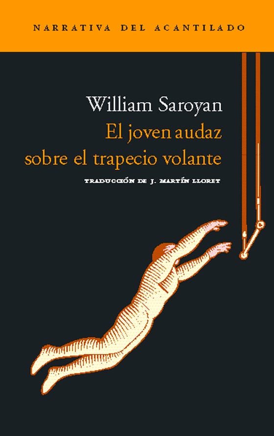 Coberta de El joven audaz sobre el trapecio volante, de William Saroyan
