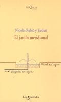 Portada de El jardín meridional, de Nicolás María Rubió y Tudurí