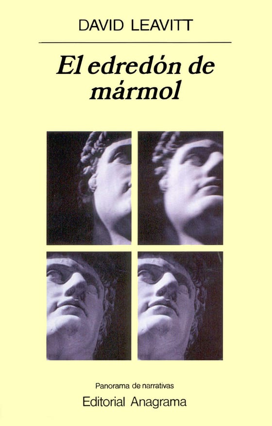 Coberta de El edredón de mármol, de David Leavitt