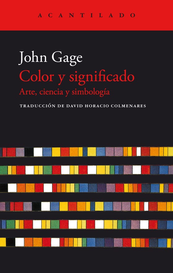 Coberta de Color y significado, de John Gage