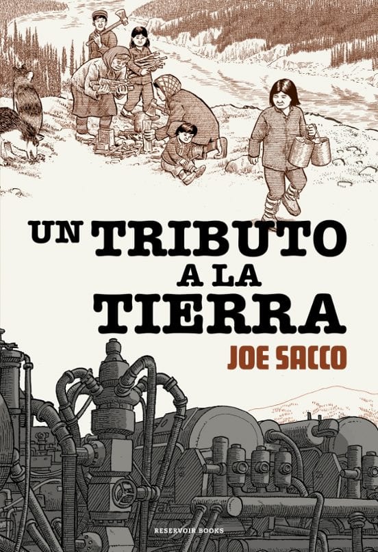 Portada de Un tributo a la tierra, de Joe Sacco