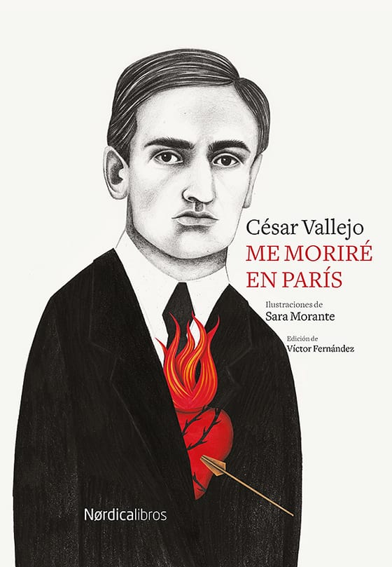 Coberta de Me moriré en París, de César Vallejo