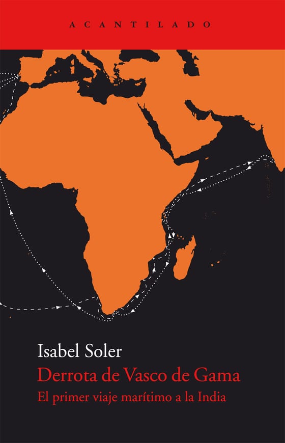 Coberta de Derrota de Vasco de Gama, de Isabel Soler