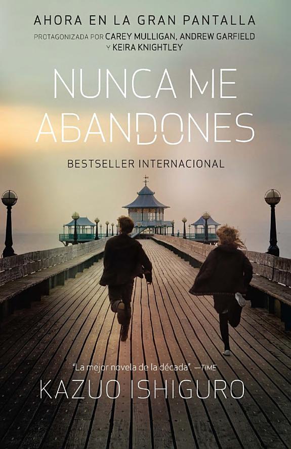 Portada de Never let me go, de Kazuo Ishiguro
