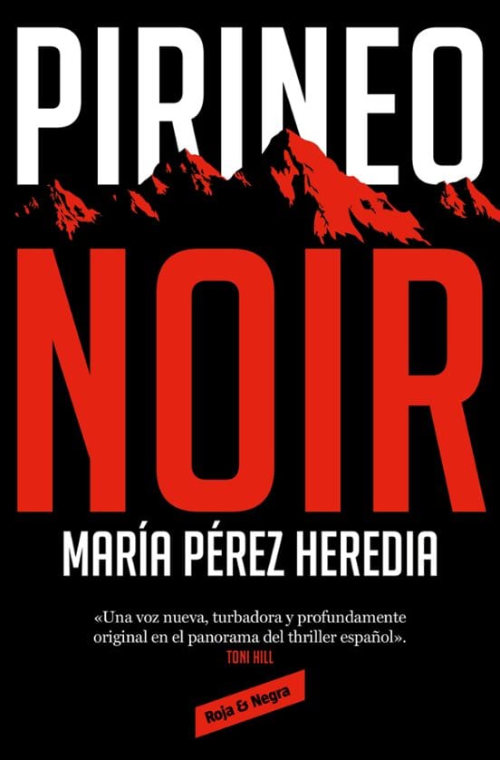 Portada de Pirineo Noir, de María Pérez Heredia
