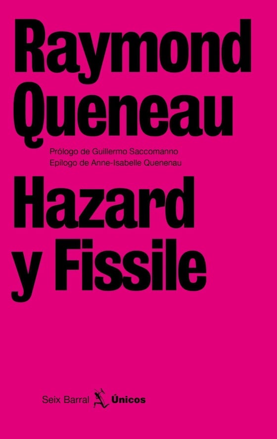 Portada de Hazard y Fissile, de Raymond Queneau