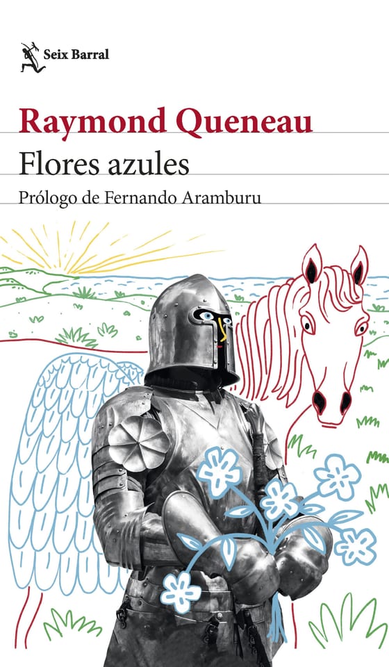 Portada de Flores azules, de Raymond Queneau