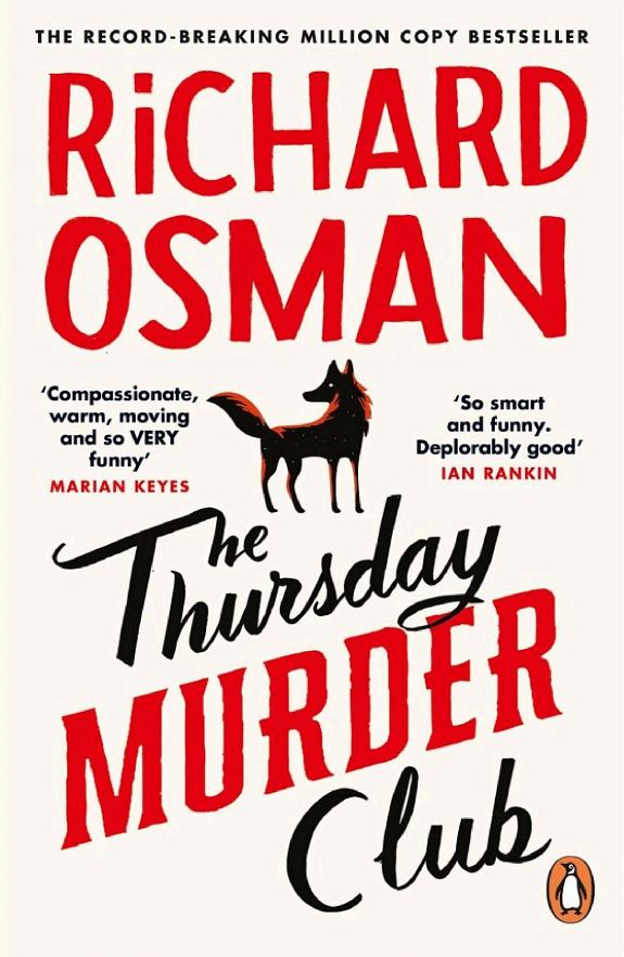 Portada de The Thursday Murder Club, de Richard Osman