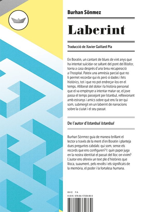 Coberta de Laberint, de Burhan Sönmez