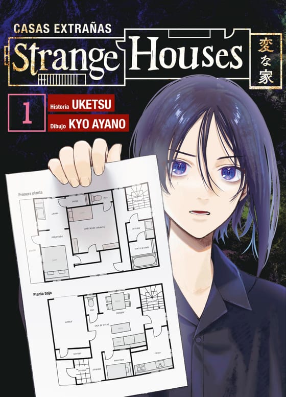 Portada de Strange Houses 1, de Uketsu