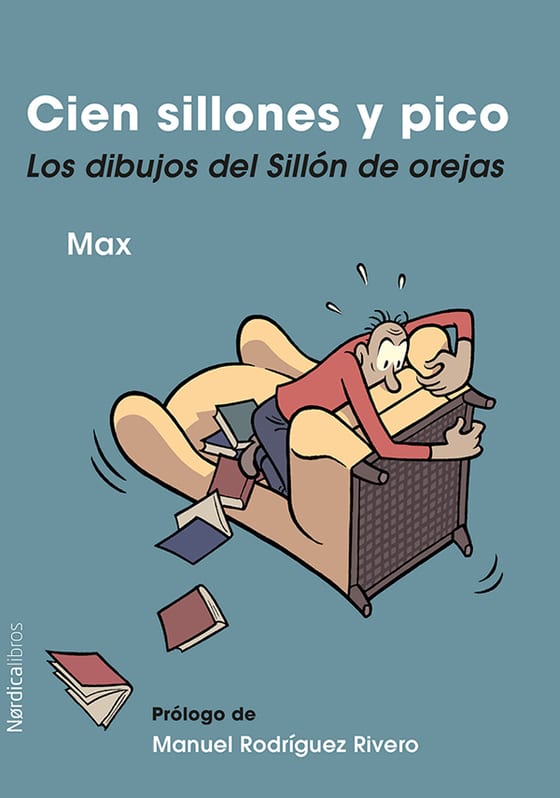 Coberta de Cien sillones y pico. Los dibujos del Sillón de orejas, de Max