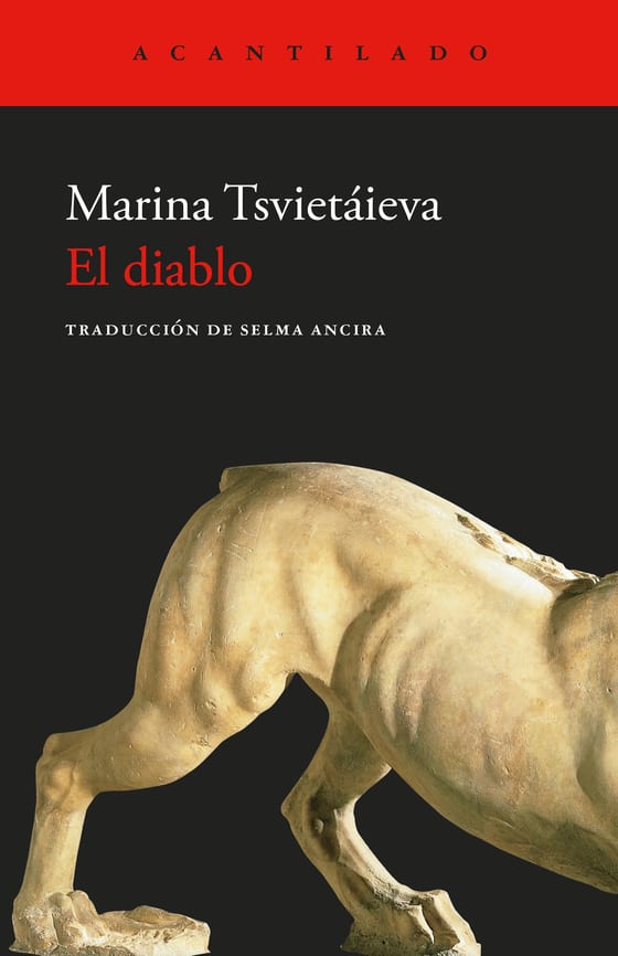 Coberta de El diablo, de Marina Tsvietáieva