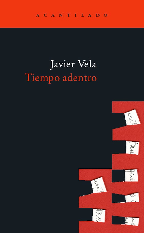 Coberta de Tiempo adentro, de Javier Vela