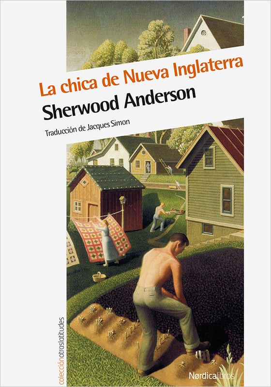 Coberta de La chica de Nueva Inglaterra, de Sherwood Anderson