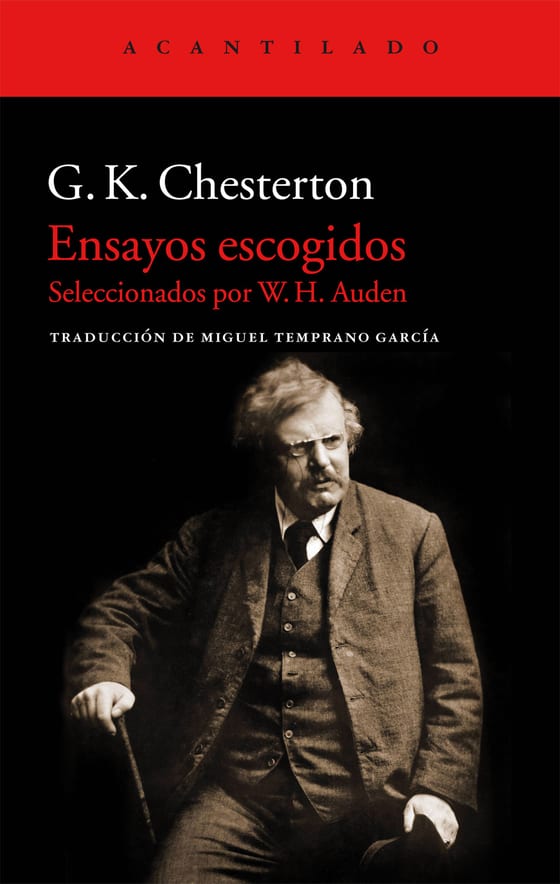 Coberta de Ensayos escogidos, de G.K. Chesterton