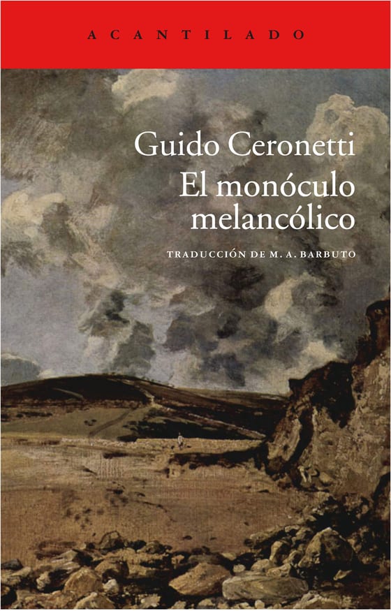 Coberta de El monóculo melancólico, de Guido Ceronetti