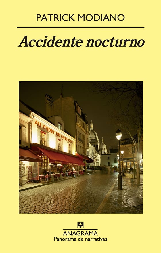 Portada de Accidente nocturno, de Patrick Modiano