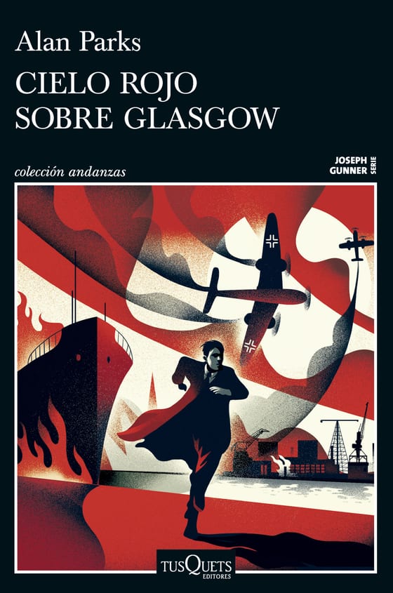 Portada de Cielo rojo sobre Glasgow, de Alan Parks