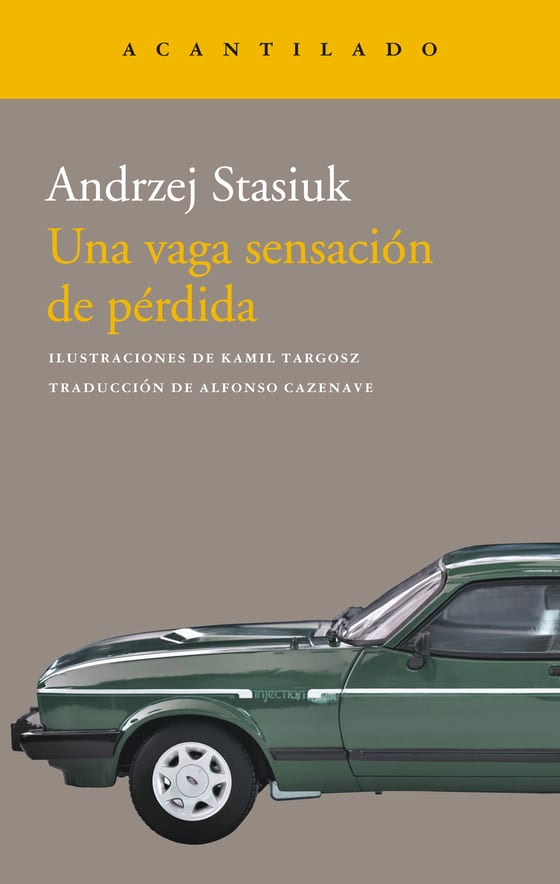 Coberta de Una vaga sensación de pérdida, de Andrzej Stasiuk