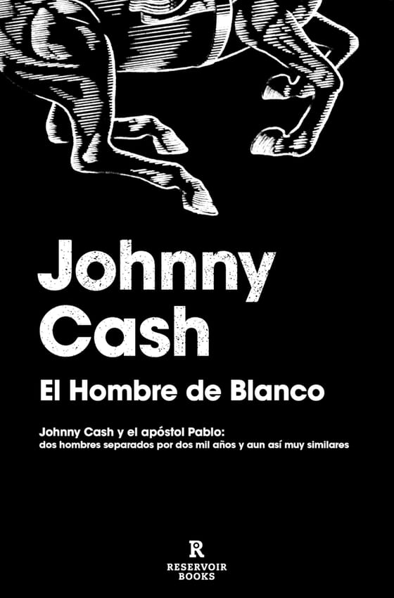 Portada de El hombre de blanco, de Johnny Cash
