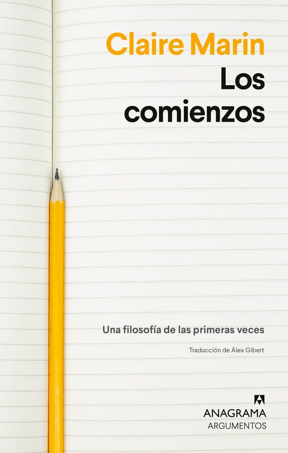 Coberta de Los comienzos, de Claire Marin