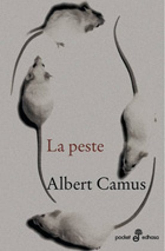 Portada de La peste, de Albert Camus