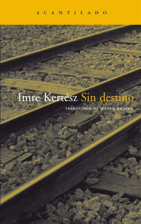 Coberta de Sin destino, de Imre Kertész