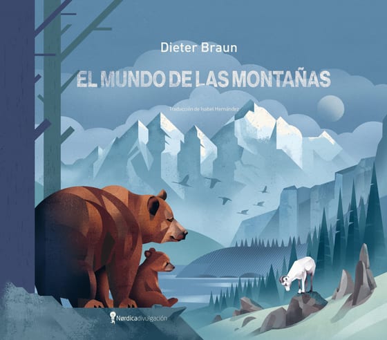 Coberta de El mundo de las montañas, de Dieter Braun