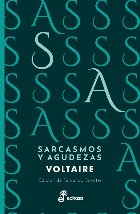Portada de Sarcasmos y agudezas, de Voltaire