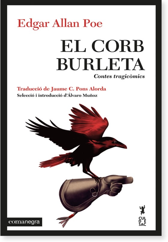Coberta de El corb burleta: contes tragicòmics, d'Edgar Allan Poe