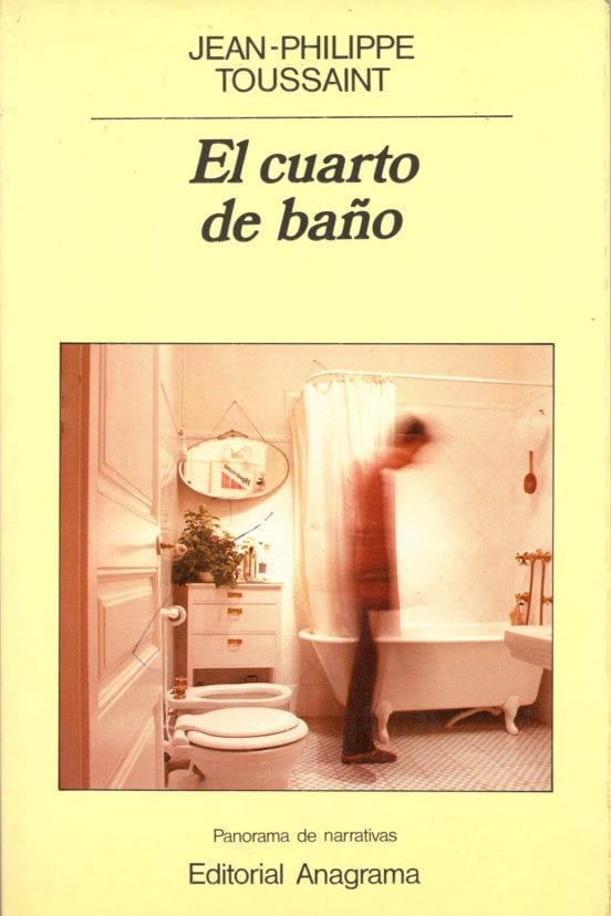 Coberta de El cuarto de baño, de Jean-philippe Toussaint