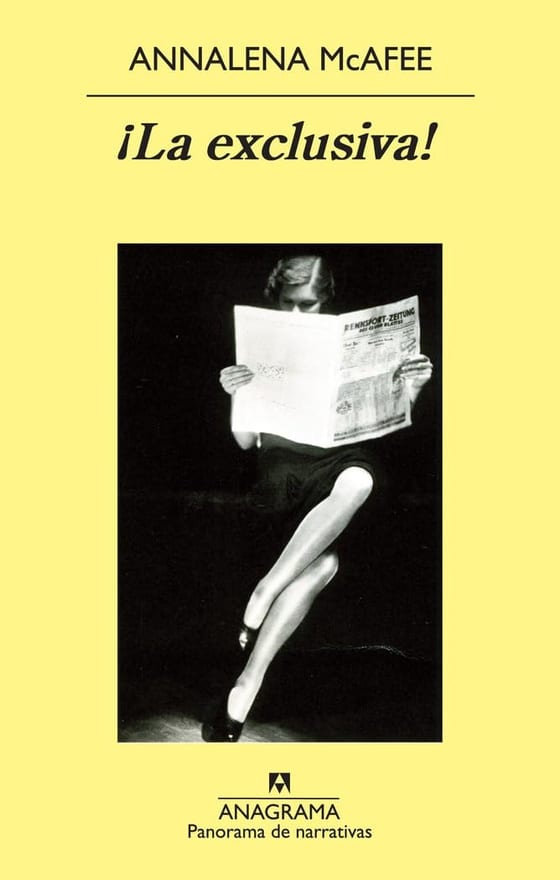 Portada de ¡La exclusiva!, de Annalena Mcafee
