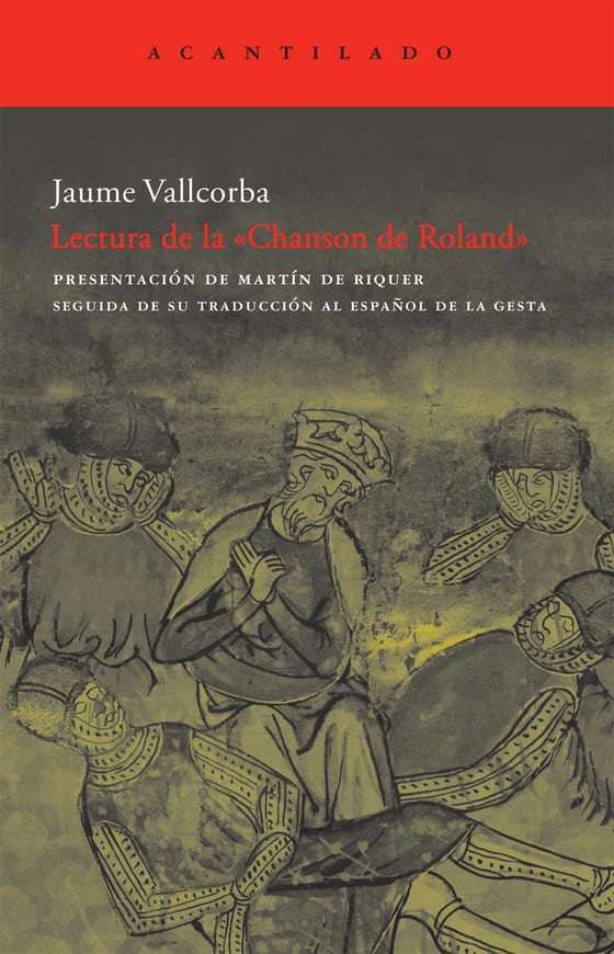 Portada de Lectura de la «Chanson de Roland», de Jaume Vallcorba