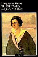 Portada de El arrebato de Lol V. Stein, de Marguerite Duras