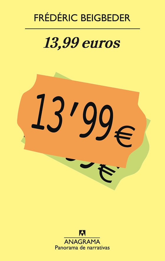 Coberta de 13,99 euros, de Frederic Beigbeder