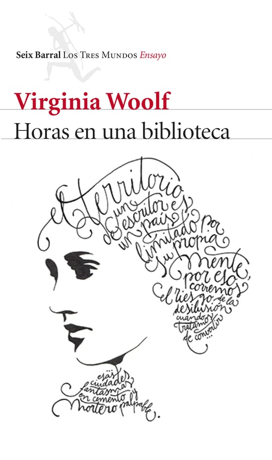 Portada de Horas en una biblioteca, de Virginia Woolf