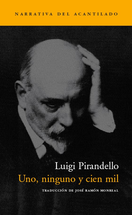 Coberta de Uno, ninguno y cien mil, de Luigi Pirandello