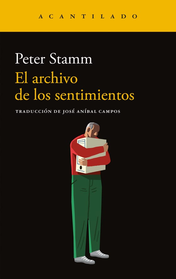 Coberta de El archivo de los sentimientos, de Peter Stamm