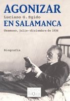 Portada de Agonizar en Salamanca, de Luciano G. Egido