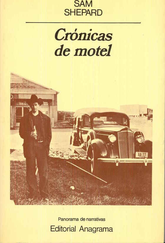 Portada de Crónicas de motel, de Sam Shepard
