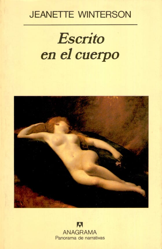 Portada de Escrito en el cuerpo, de Jeanette Winterson