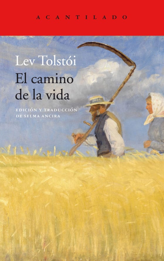 Coberta de El camino de la vida, de Lev Tolstói