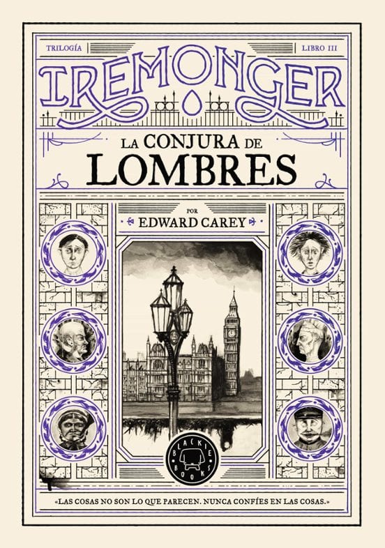 Coberta de Trilogía Iremonger vol. 3: La conjura de Lombres, de Edward Carey