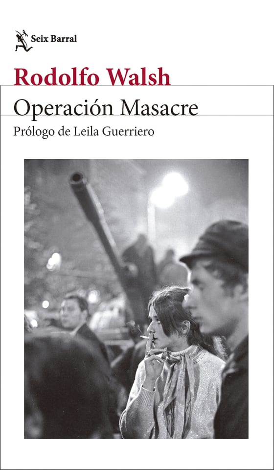 Portada de Operación Masacre, de Rodolfo Walsh