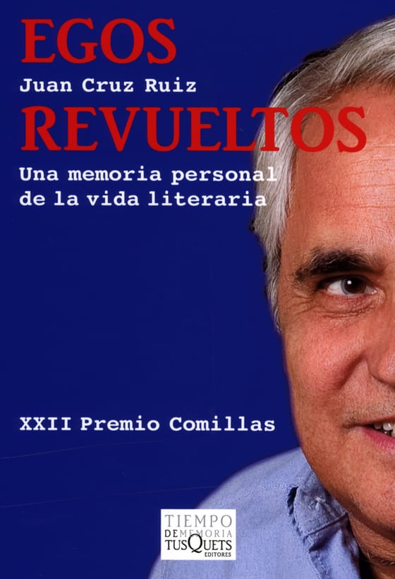 Portada de Egos revueltos, de Juan Cruz Ruiz