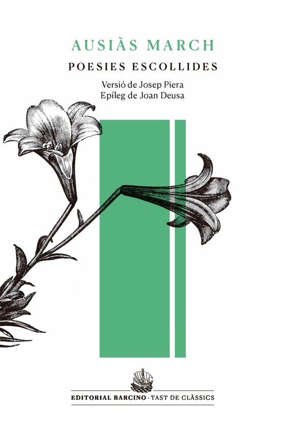 Portada de Poesies escollides, de Ausiàs March