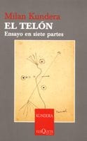 Portada de El telón, de Milan Kundera